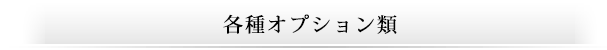 各種オプション類